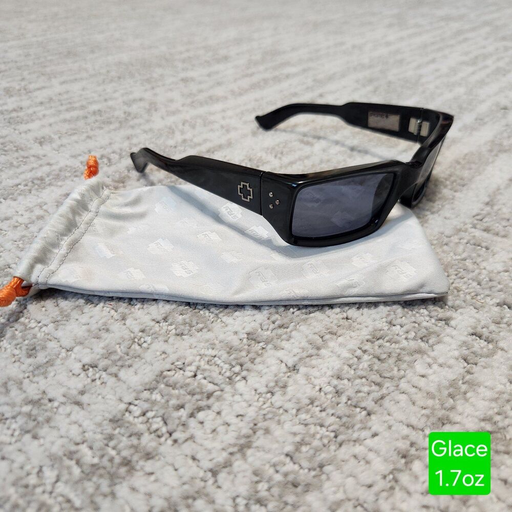 Sleek Black Sunglasses with Pouch